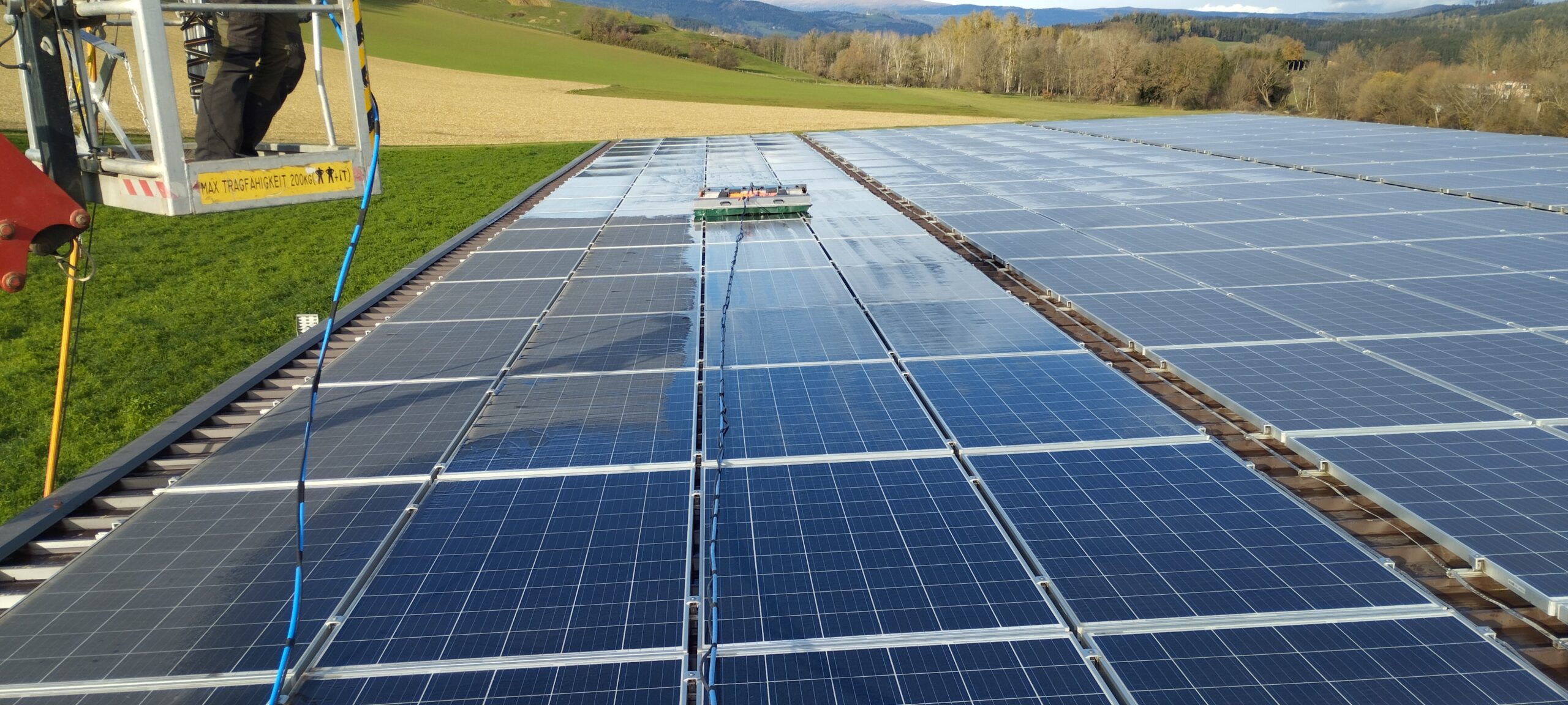 PV Reinigung in Österreich Scheinestall